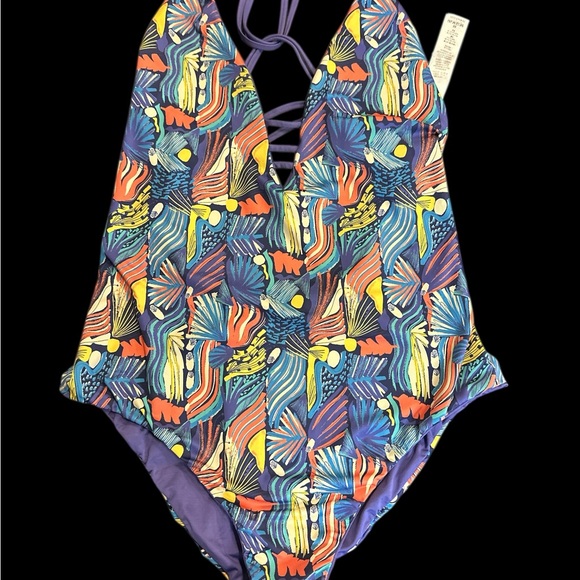 Patagonia Colorful One-Piece Swimsuit - Picture 5 of 8